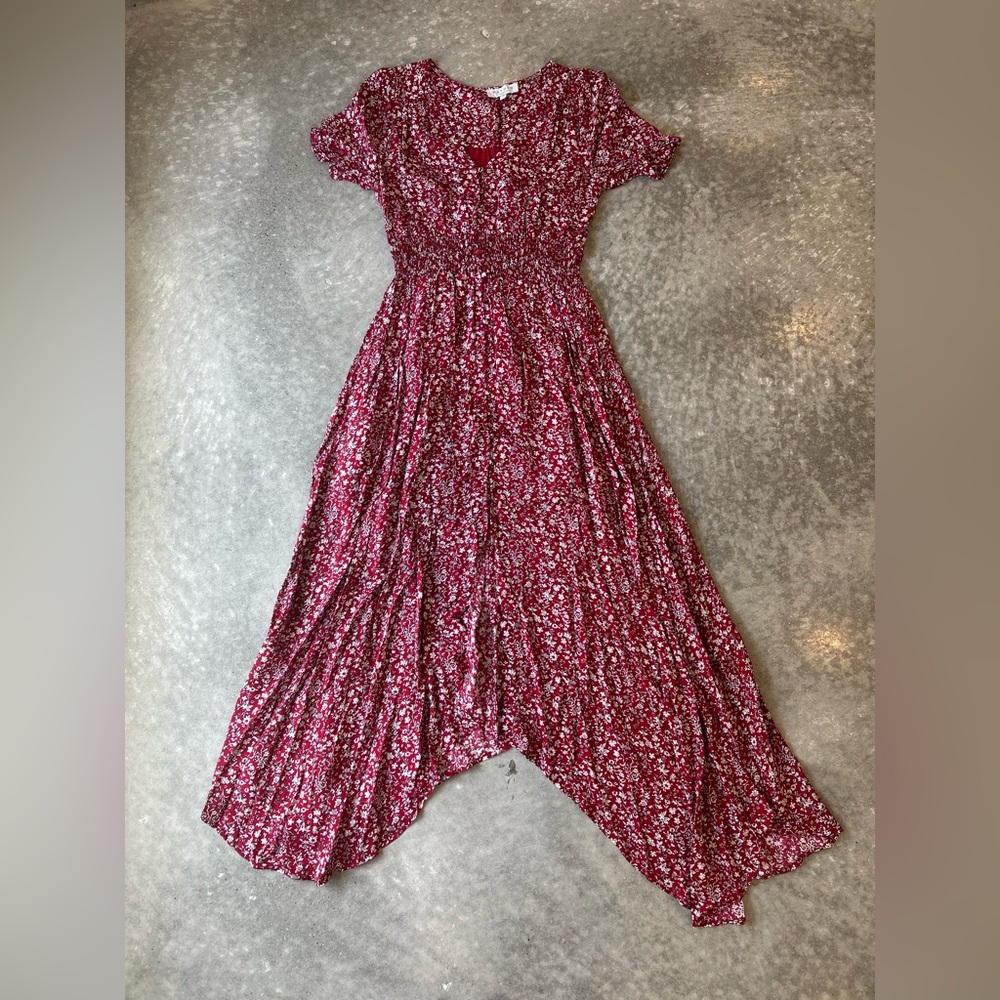 Hayden Red Maxi Dress